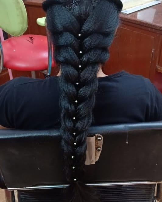 Curly Styling Before